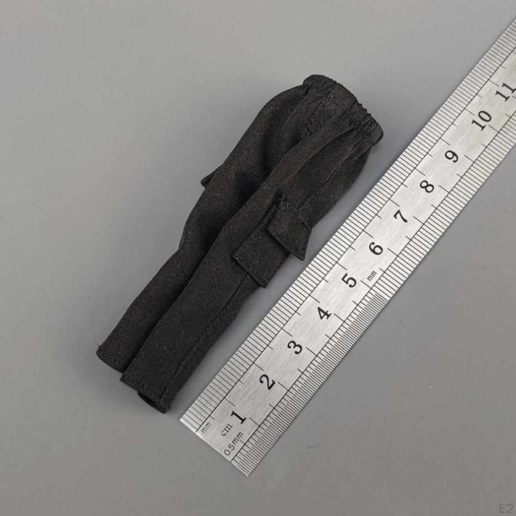 1/12 Damen Freizeithose, Miniatur Handgemachte Puppenkleidung Zubehör für 6 Zoll Modellfiguren