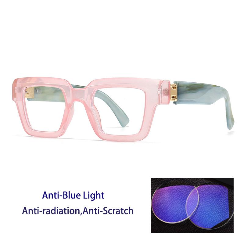 Brand Design Retro Reading Glasses for Men Women Fashion Luxury Large Square Presbyopic Eyewear Dioptric 0 to +6 0