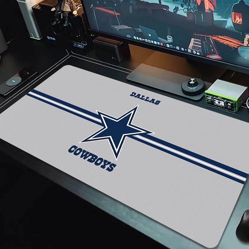 Dallas Cowboys Mauspad Großes Gaming-Tischkissen Rutschfestes Laptop-Tablet Großes Mauspadd XXL-Matte Mini-PC-Spielmatte Mit Verriegelungskante