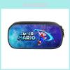 Trousse à Crayons Cartoon Mario pour Enfants en Polyester pour Fournitures Scolaires