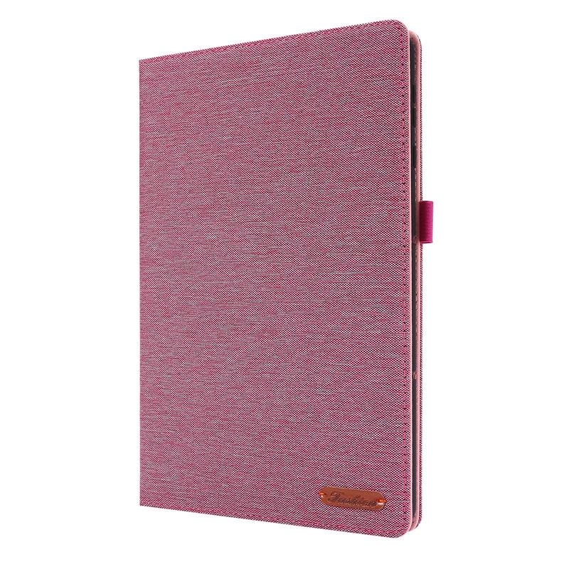 

Чехол-подставка для Samsung Galaxy Tab S7 SM-T870/T875 с тканевым узором из ТПУ Tab S7/S8