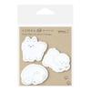 Midori Fusen Paper Point White Dog Pattern