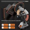 Cordless Brushless Impact Drill: Multifunctional Electric Screwdriver & Pistol Hand Drill for Household Use.
