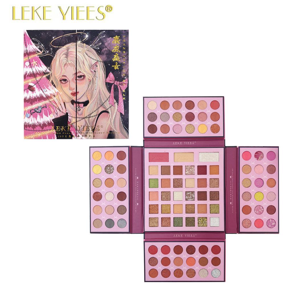 

Палитра теней для век из 105 цветов, рождественская палетка хайлайтеров и контуринга «все в одном», косметика с естественным осветлением разноцветный