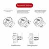 Weatherproof Drawer Lock 4-Digit Combination Security Door Bolt  For Gym School Locker