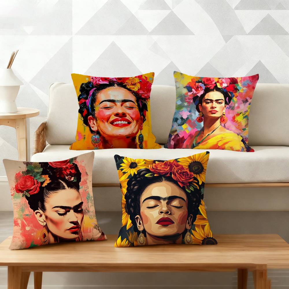Fine Glasses Unisex F-Fridas-S K-Kahloes Pillow Case Cushion Cover Throw Pillow Case For Car Sofa