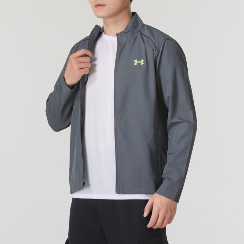 Under Armour Fashionable Sports Comfortable Breathable Jacket Men jackets Gray 1376797-025