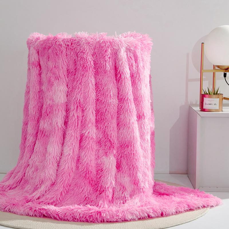 Plush Velvet Double-Layer Blanket for Kids Sofa or Quilt Cover