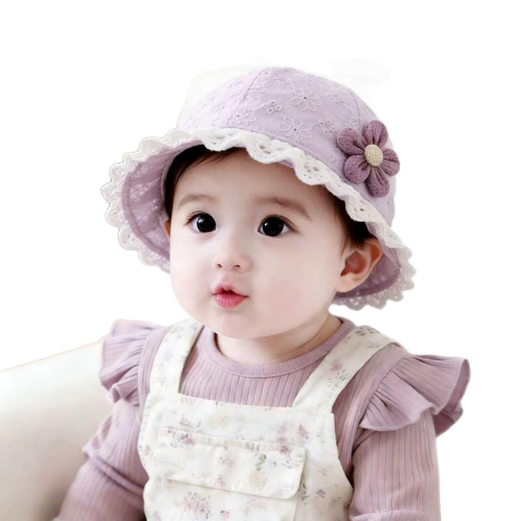 Adjustable Spring/Autumn Sun Protection Baby Girl Bucket Hat