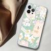IPhone15 Pro Handyhülle, süße Kaninchen und ihre Freunde Handyhülle haben Bilder gesendet.