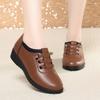 One spring and autumn 2 new one-pedal women's shoes soft leather soft-soled women's single shoes flat-heeled casual leather shoes