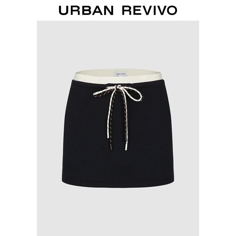 

UR 2026 Women s Color Block Drawstring Skirt XS
