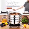 Thickened Stainless Steel Multi-Layer Steamer for Home Use