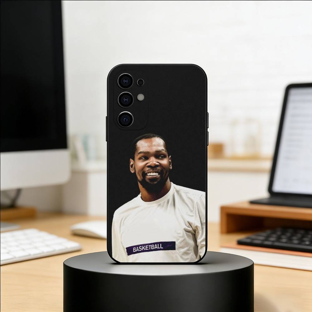 Basketball K-Kevin D-Durant 7 Phone Case For Samsung S25,S24,S21,S22,S23,S30,Ultra,S20,Plus,Fe,Lite,Note,10,Black Cover