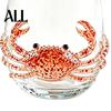 Unique Gift for Ocean Lovers 12oz Octopus Water Cup, Embossed Design, Hand Painted Marine Style Themed Glassware Drinking Home Bar Decor Stemless