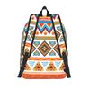 Traditioneller Ethnischer Stammes-Rucksack für Männer Frauen Teenager High School Tagesrucksack Buntes Muster Laptop Computer Leinwandtaschen