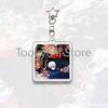 Gojo Satoru Square Keychain Boyfriend Exquisite Backpack Anime Figure Decorate Pendant Cartoon Itadori Yuji Collect Accessories