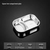 Kids 304 Stainless Steel Divided Plate