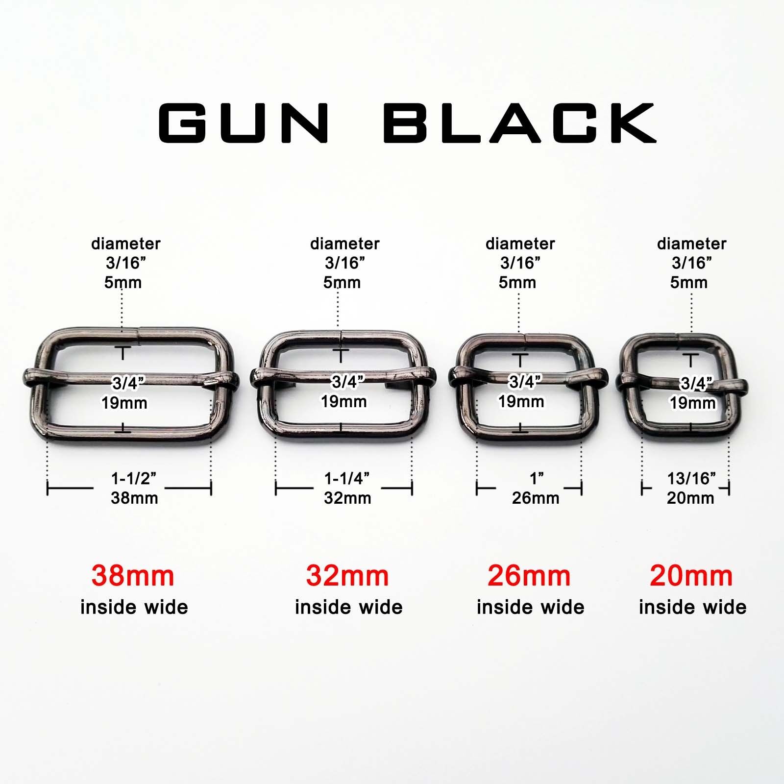 

5 шт. металлическая лямка для сумки с пряжкой, регулятор слайдов, регулируемые квадратные кольцевые пряжки 38X19mm