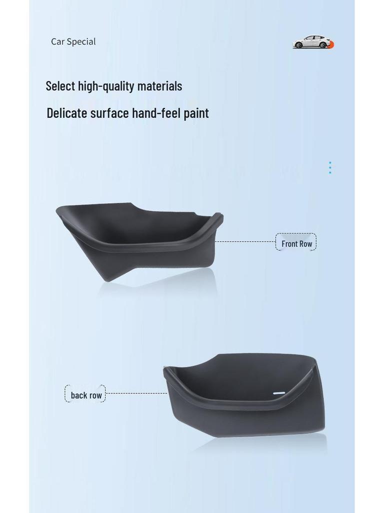 Model 3 Door Storage Box Mat for Tesla - TPE Material