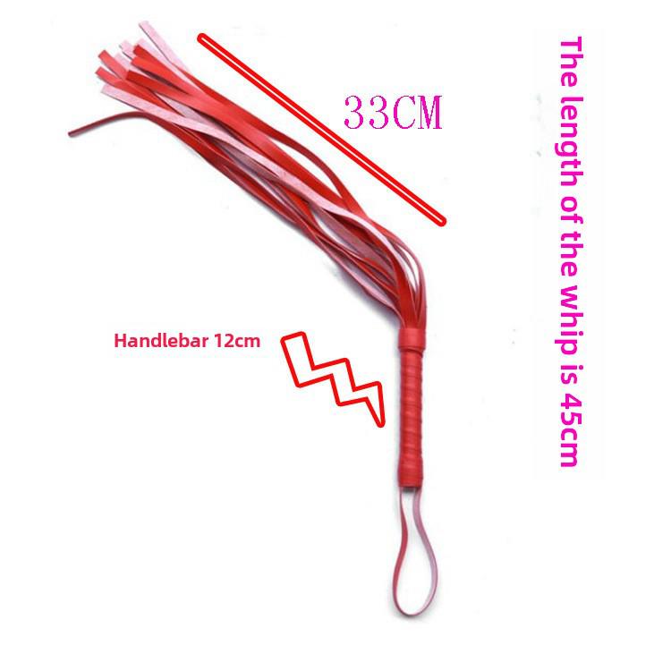 Whip & Nipple Clamp Set: Adult Teasing Toy for Bisexual Play