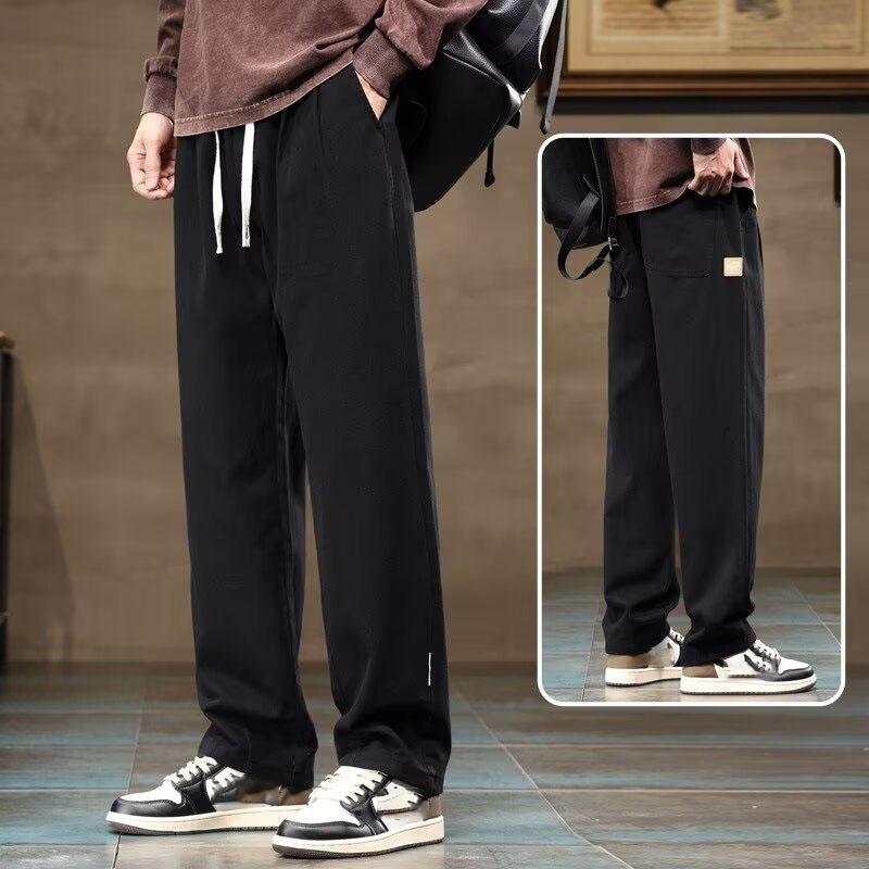 Spring and Autumn Men's Casual Loose Straight Cargo Pants