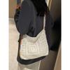 Retro Hollow Bohemian Style Yarn Bag Fashionable Beach Vacation Shoulder Bag Commuting Portable Embroidered Pattern Crossbody Bag, Flower Pattern