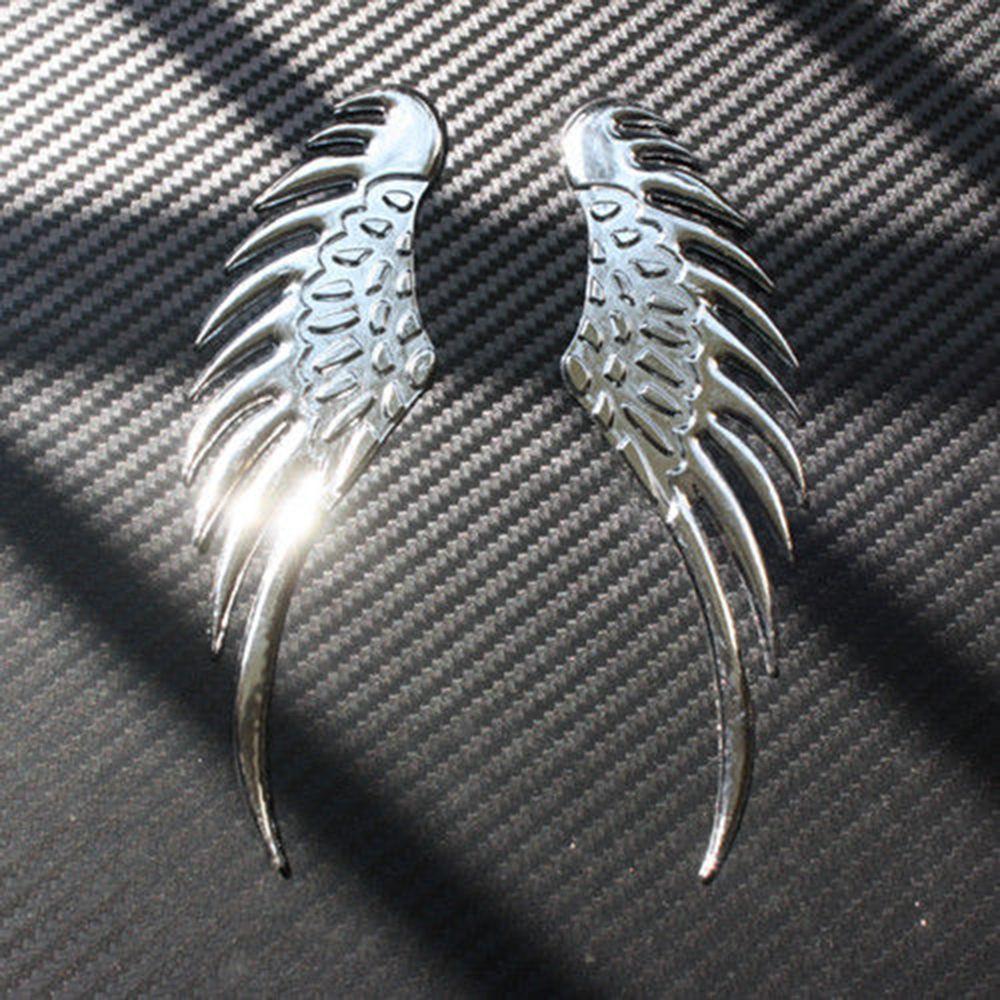 Premium Quality 3d Stainless Steel Angel Eagle Wing Decal Stickers For Cars And Trucks