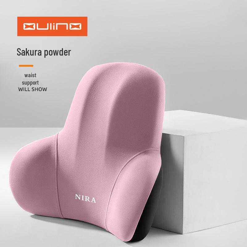 Ergonomický bederní podpůrný polštář pro kancelářskou židli a auto