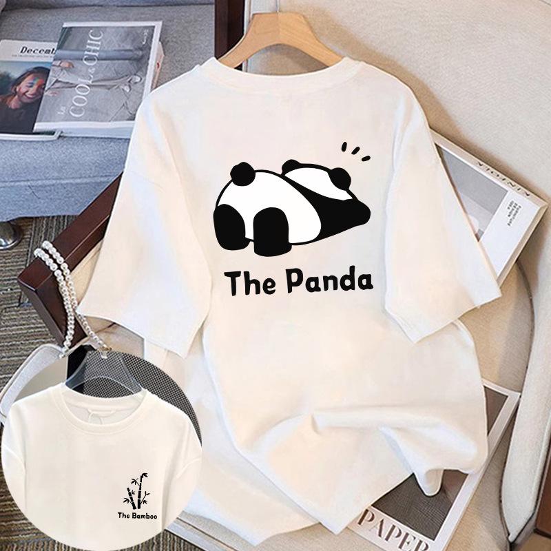 

Trendy Cotton Round Neck Short Sleeve T-Shirt with Unique Prints 2XL чорний