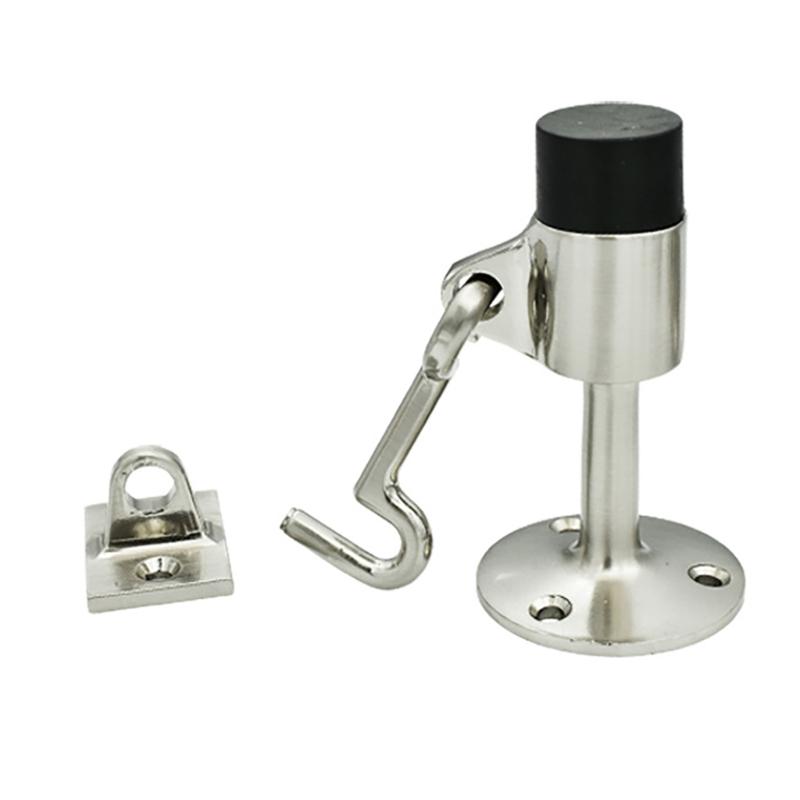 

Doorstop Catches Holder with Hook Wall Mounted Door Holder Safety Doorstops with Sound Dampening Rubber Bumper Enduring 1