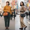 IJUN Vintage Mini-Schultertasche für Damen - Handgefertigte Crossbody-Tasche aus pflanzlich gegerbtem Leder, Größe Klein (Orange)