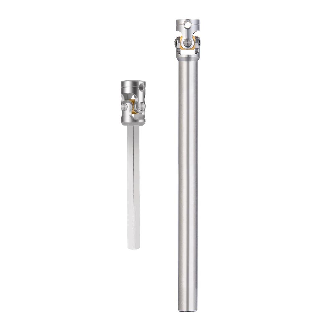 TRZX RC Metallantriebswelle 40-260mm Upgrade-Teil für 1:14 Tamiya Sattelzugmaschine RC Crawler Auto (150-190 mm)