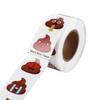 500pcs Kids Toys Self-adhesive Poop Emoticons Sticker Seal Funny Stationery Sticker 1inch Reward Sticker Office