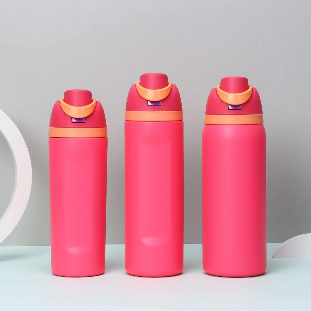 Stainless Steel Insulated Sports Water Bottle - Large Capacity, Portable, Direct Drink