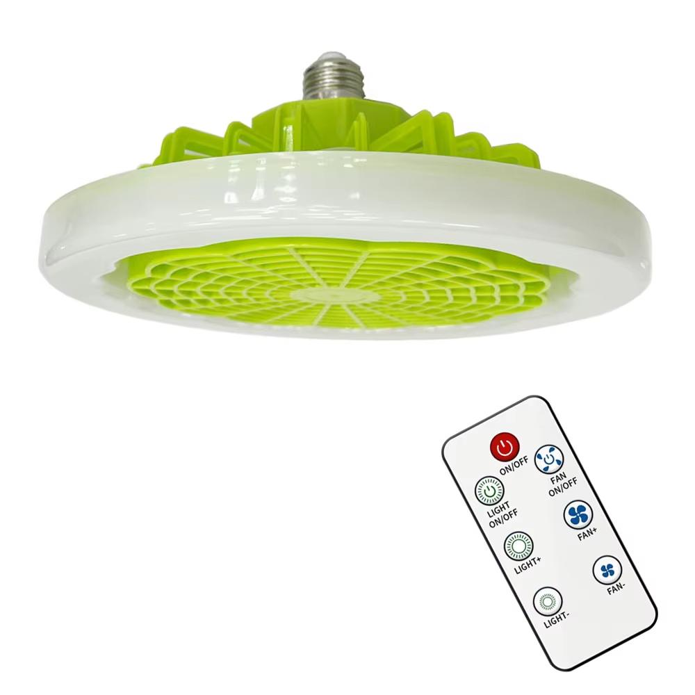 E27 LED Ceiling Fan Light 30W Remote Control Dimmable Integrated Lamp Removable Illumination(Clear stock,first-come,first-served,while supplies last)