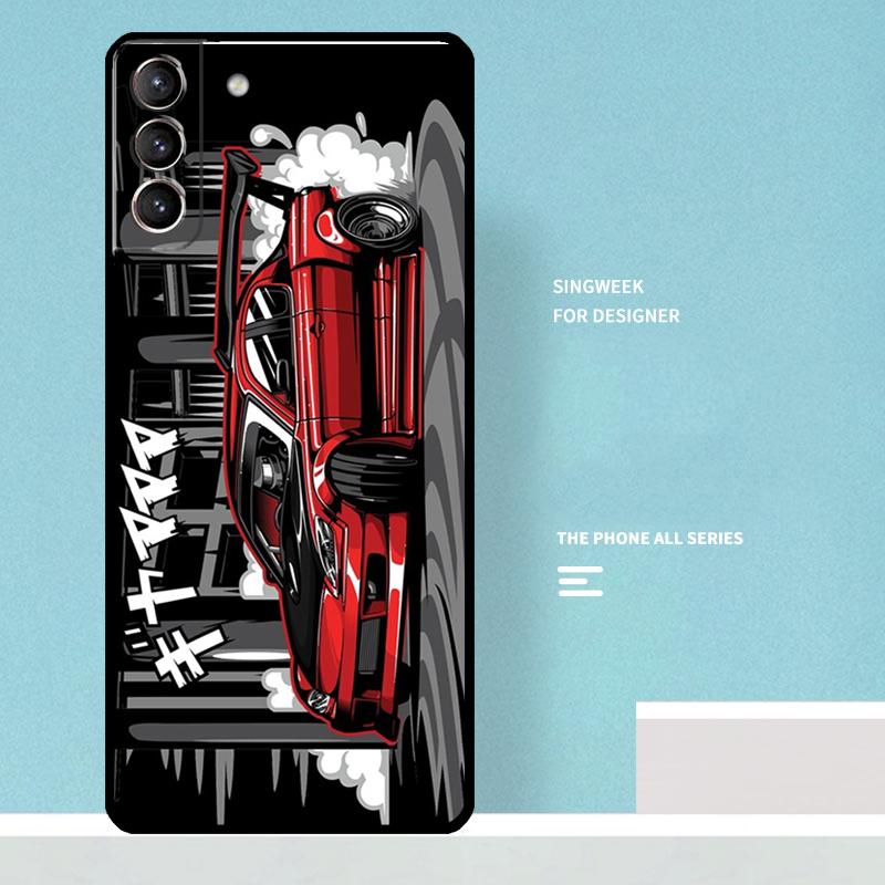 Miata Mx5 Na Red Cover For Samsung Galaxy S24 S23 S22 S21 Ultra Plus S20 FE S8 S9 S10 Note 10 20 Ultra Case