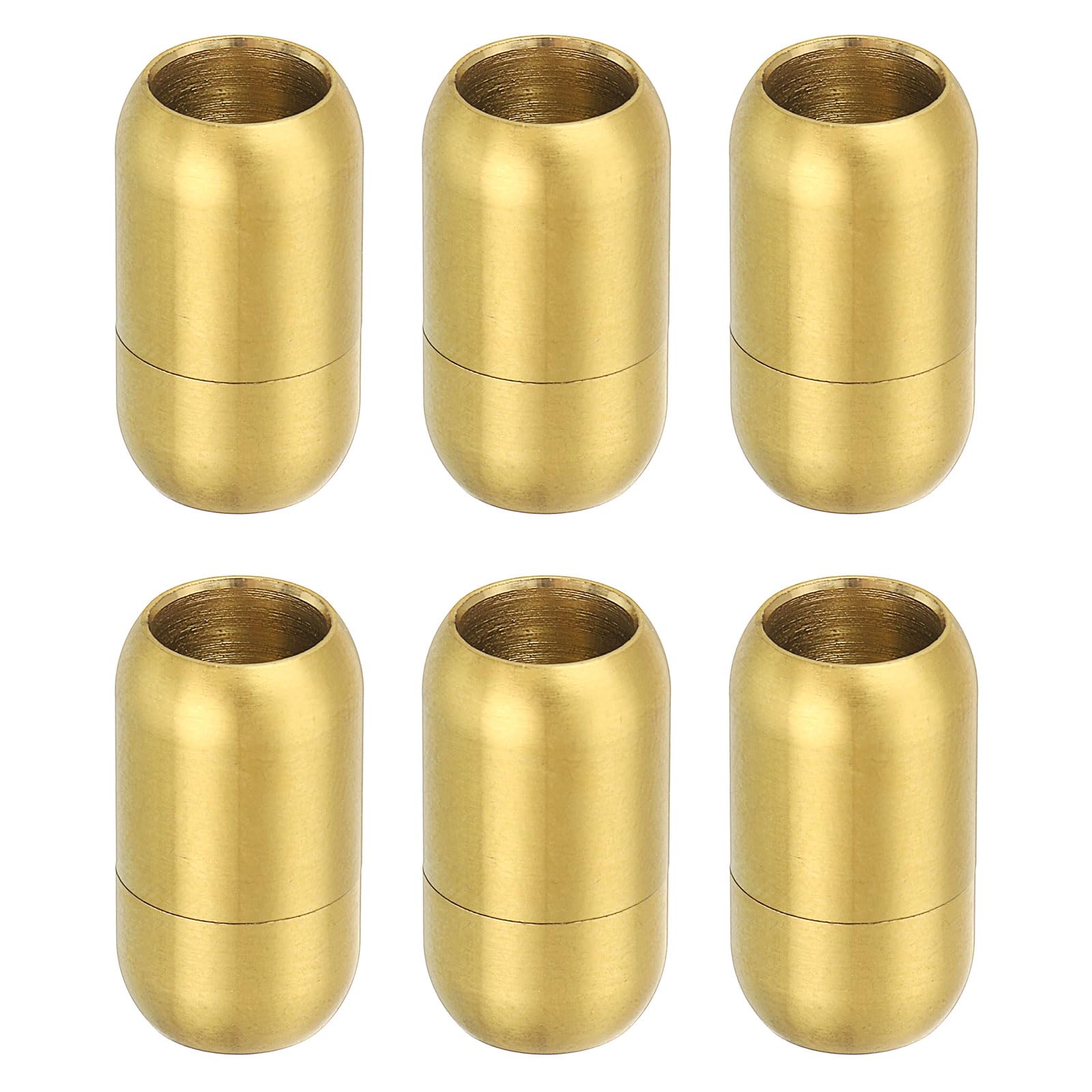

Leather Cord End 6pcs 8mm Hole Leather Cord End Cap Closure Leather Cord DIY Supplies Craft Gold [uxcell] Clasp, Clasp, Buckle, Making,