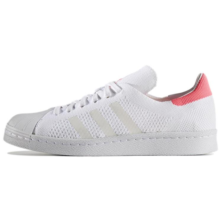 (WMNS) adidas Superstar 80s Primeknit White Solar Pink Women s BB5095 EU 38