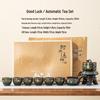 Fortune-Themed Automatic Ceramic Tea Set