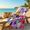 Little Pony Customize Text Beach Towel Soft Durable Quick-Dry Ideal for Travel Outdoor Swim Pool Yoga Surf Camping Hiking Gym Gift Holiday