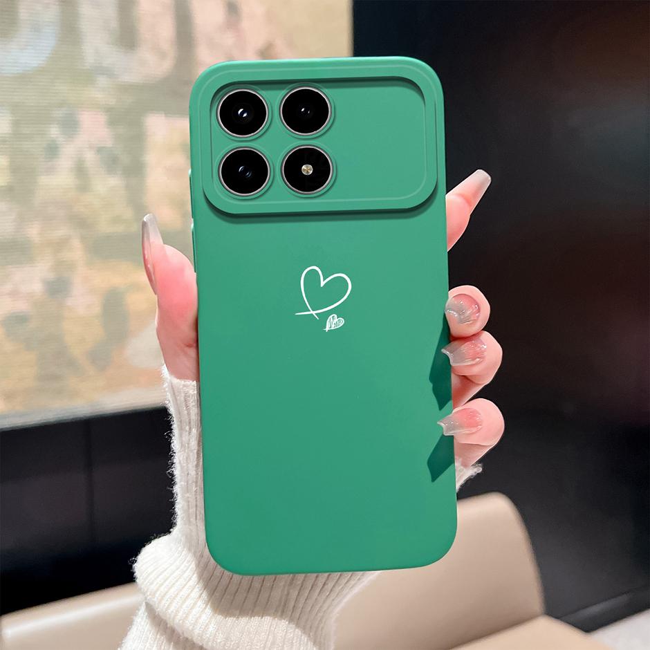 For Xiaomi Poco F8 Pro Ultra Cases Pretty Sweet Girls Liquid Silicone Full Protective Bumper Cover For Poco F8Pro F8Ultra Fundas