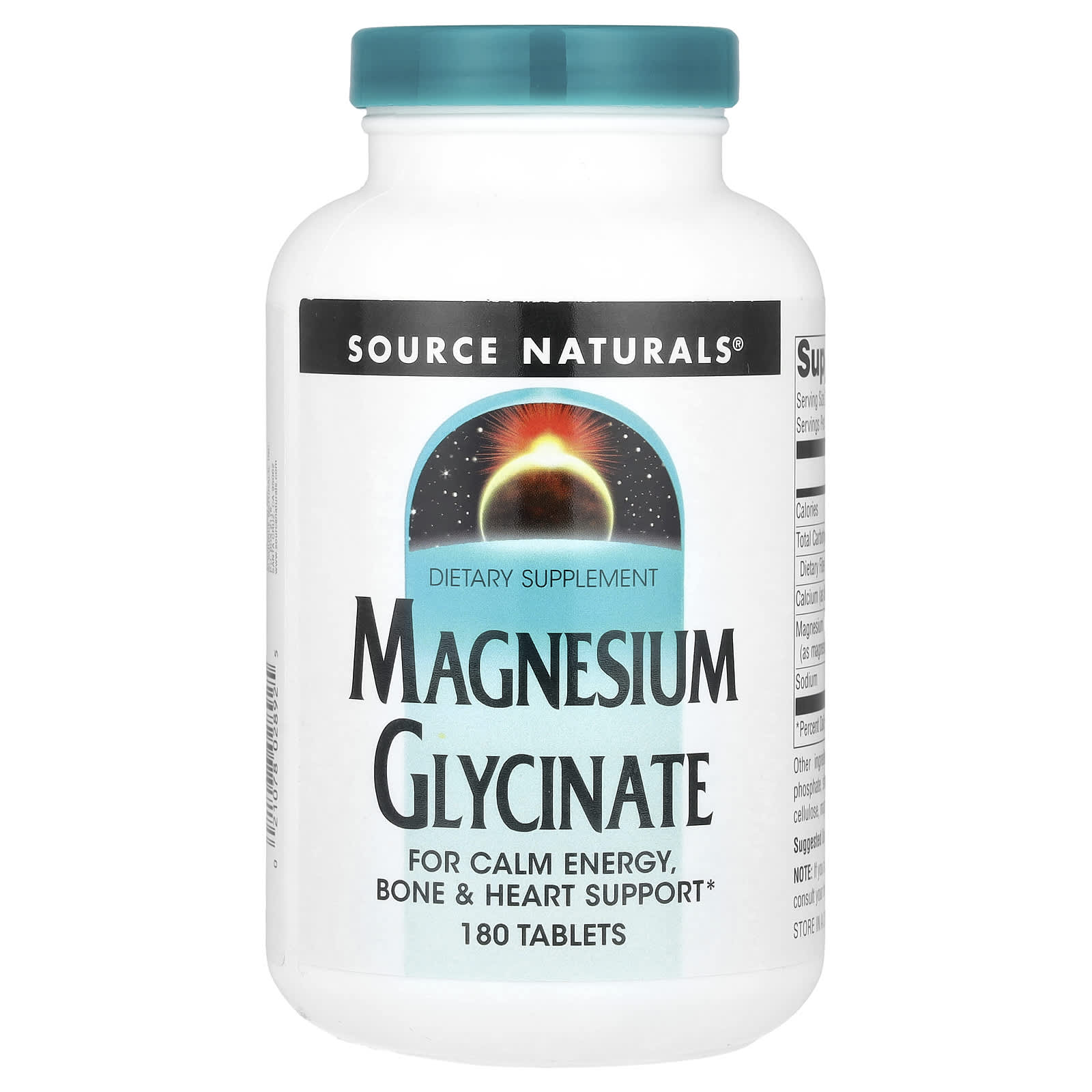 

Source Naturals, Magnesium Glycinate, 180 Tablets