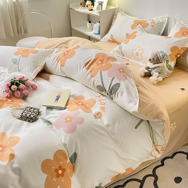 3/4Pcs/Set Warm Duvet Covers Suitable For Various In Autumn Winter Spring Soft Bedding Covers Suitable For All Seasons Bed Sack