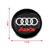 4Pcs Car Emblem 56mm Car Tyre Wheel Center Hub Cap Badge 3D Sticker For 4JHE Q5 Q3 Q7 R8 A3 A4L A5 A6L A8 A1 TT 8L A4 A5 A6