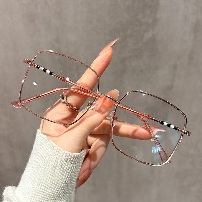 

Retro Square Anti Blue Light Optical Glasses Frames for Women Men Women Stylish Prescription Office Computer Eyeglasses