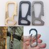 Echt Titan Legierung Keychain Tragbare Schlüsselanhänger Schnalle Anhänger Mann Auto Keychain Outdoor-Tool