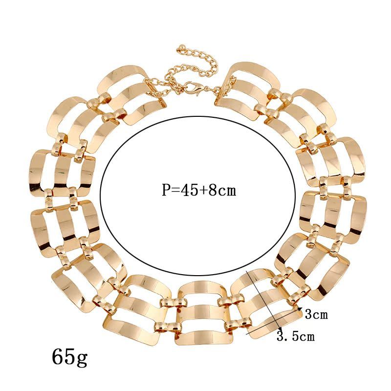 Minimalist Metal And Versatile Geometric Necklace For Cosplay And Collectors