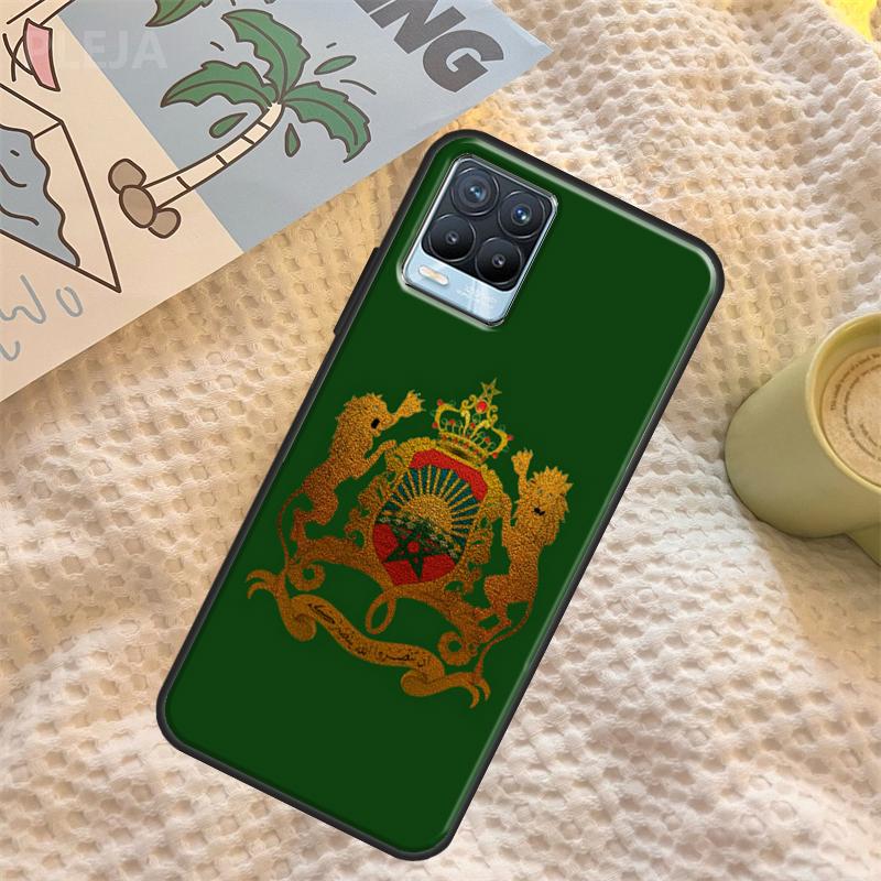 Morocco Flag Passport For OnePlus 10 9 Pro 9R Nord2 Case For Realme 8 9 Pro Plus 8i 9i GT Neo 2 3 Master Cover