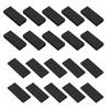 20Pcs Black Headboard Bumper Furniture Wall Protectors Antivibration Soundproof Pad Self Adhesive Furniture Pad